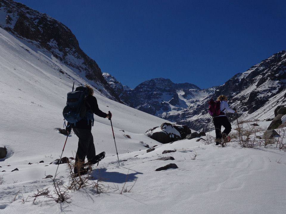 Heading up the valley